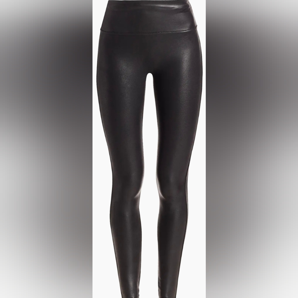 SPANX Size S Faux Leather Leggings